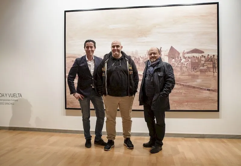 Eduardo Margareto, Jorge Loreta y Rafael Monje en el DA2 / Carmen Borrego