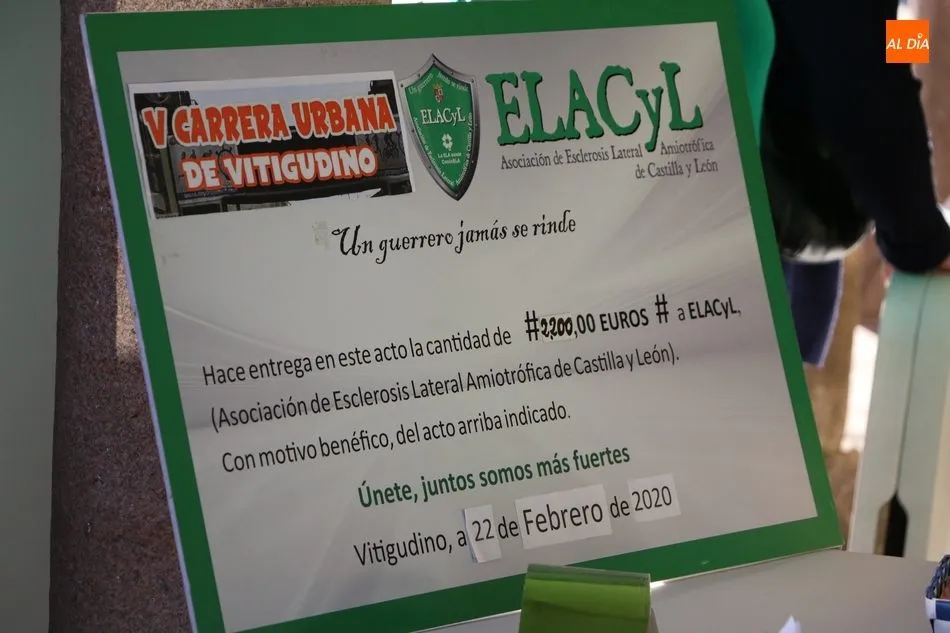 Foto 10 - Vitigudino se viste de verde en apoyo a la Asociaci&oacute;n ELACyL durante la V Carrera Urbana &nbsp;  