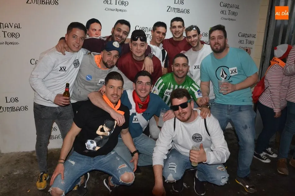 Integrantes de la Peña Los Zumbaos