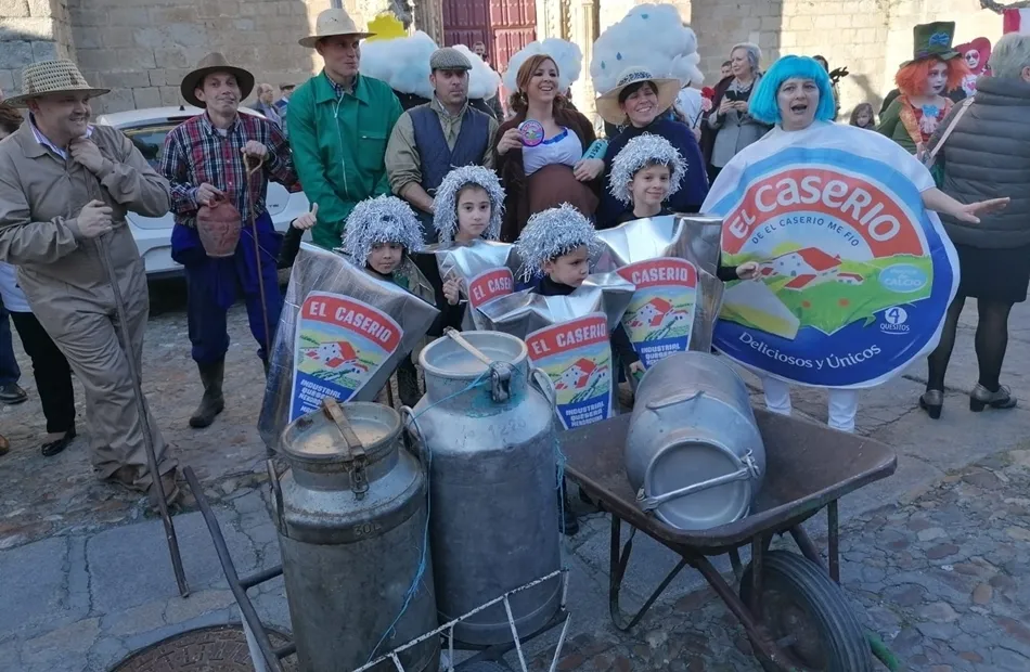 Los vikingos, en el pasacalles de Ledesma