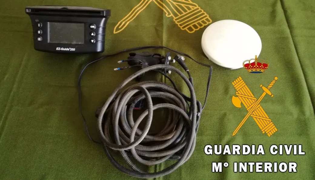 Material robado que se pudo recuperar en esta operación