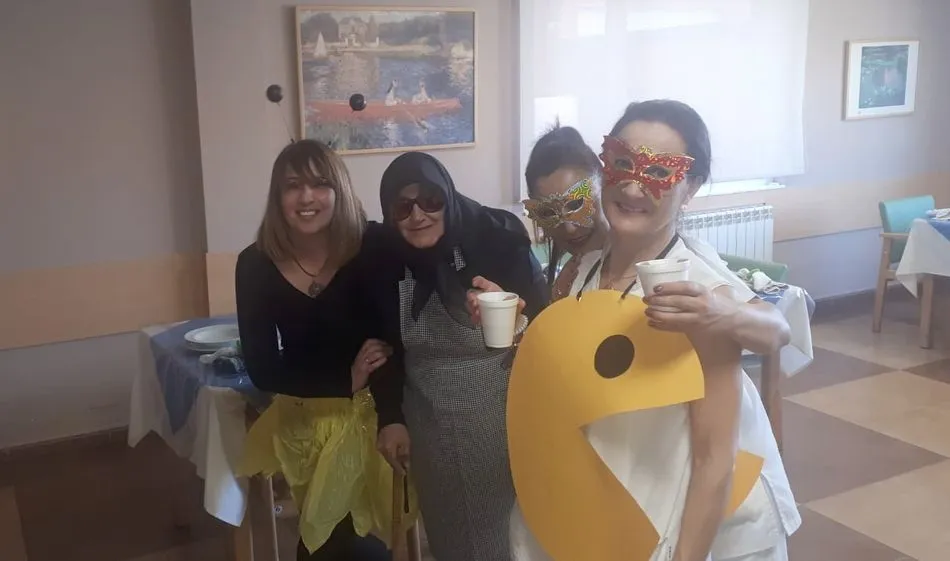 Foto 6 - La residencia de mayores de Mart&iacute;n de Yeltes se suma a las celebraciones del Carnaval