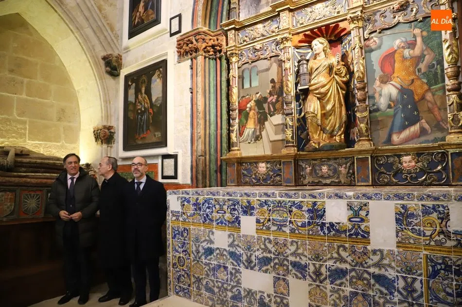 Foto 3 - La Catedral Vieja recupera unas pinturas murales g&oacute;ticas ocultas durante cinco siglos