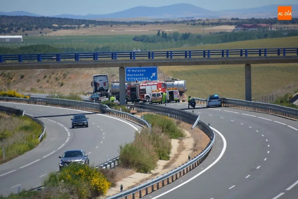 Imagen de archivo de un accidente en la A-50