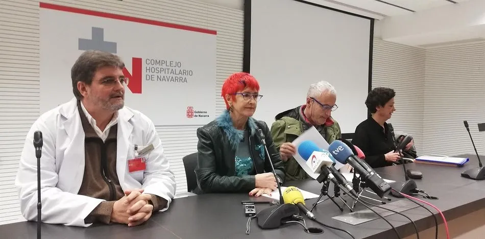 La consejera de Salud, Santos Induráin, informa sobre el primer caso de coronavirus en Navarra - EUROPA PRESS