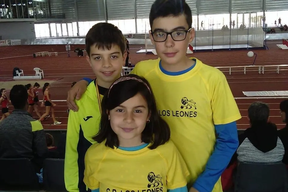 Foto 8 - El CD Los Leones logra dos medallas en la final de pista cubierta de los Juegos Escolares  