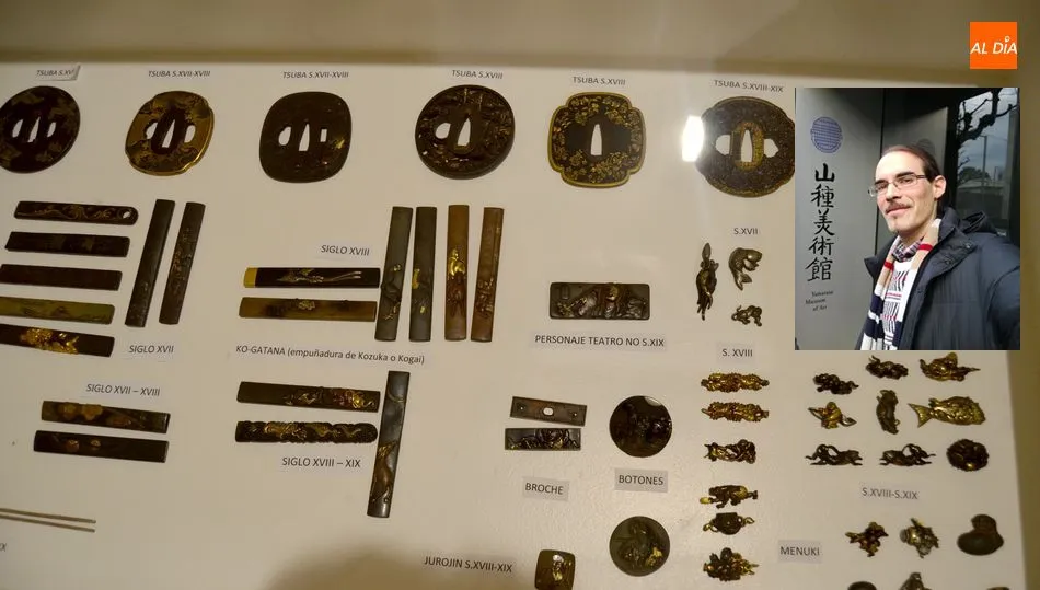 Colección de piezas de armas japonesas del Museo Valeriano Salas, una de las mejores de España