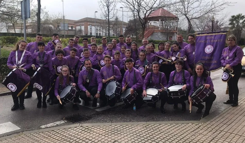 Gran satisfacción en la Banda del Nazareno tras su participación en el Certamen de Cáceres  
