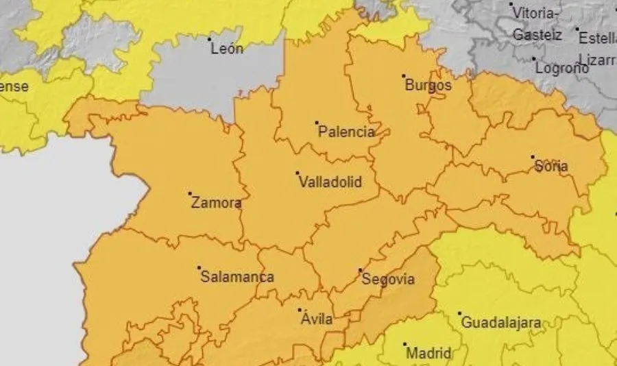 Foto 2 - La Aemet activa el aviso naranja en Salamanca por viento