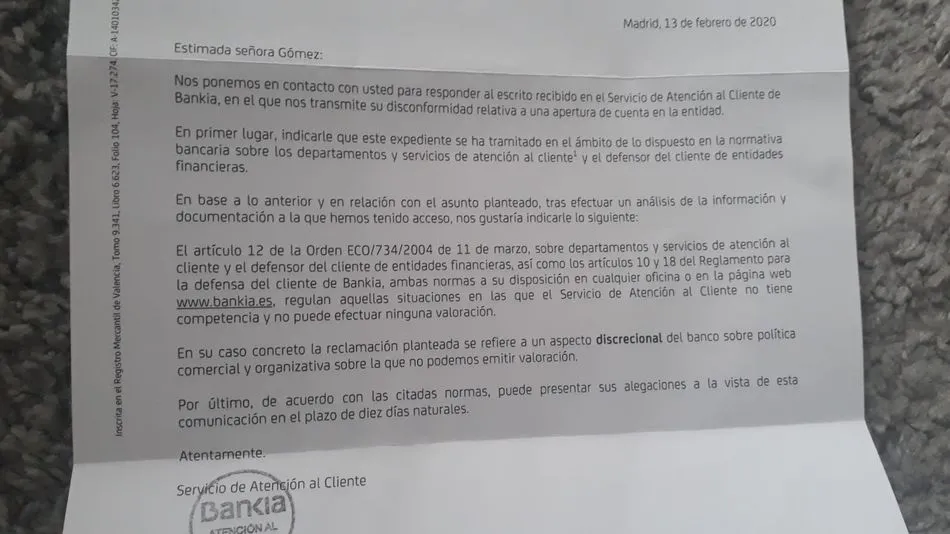 Foto 2 - Denuncia contra Bankia en Salamanca por negarse a abrir una cuenta a personas solicitantes de asilo ...