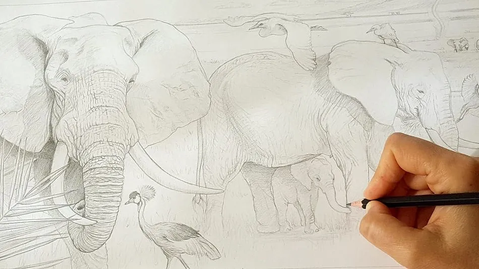 Foto 7 - La ilustradora Esther Merch&aacute;n presenta &lsquo;UNO&rsquo;, el lenguaje de las im&aacute;genes  