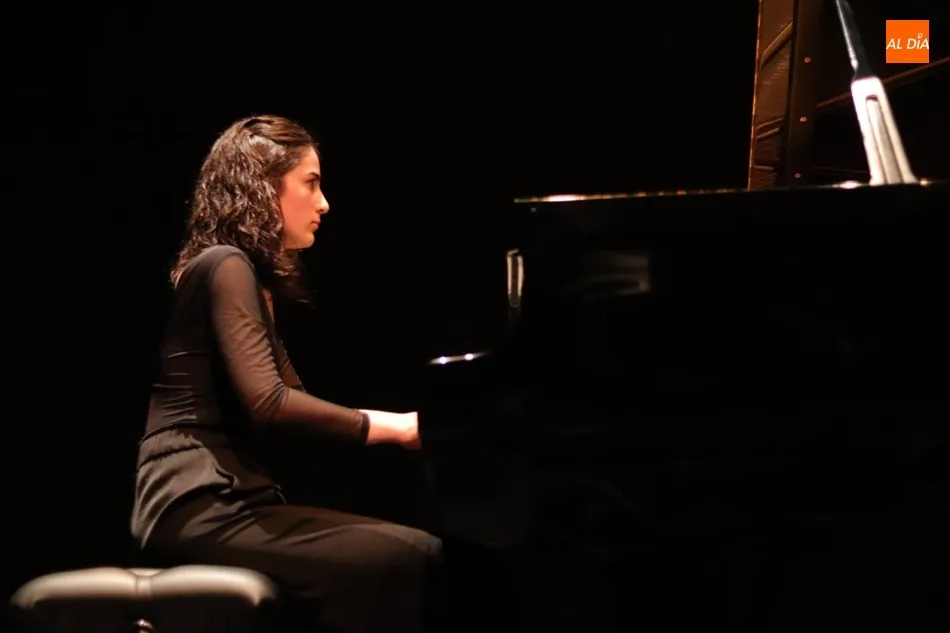 Un momento del recital de piano