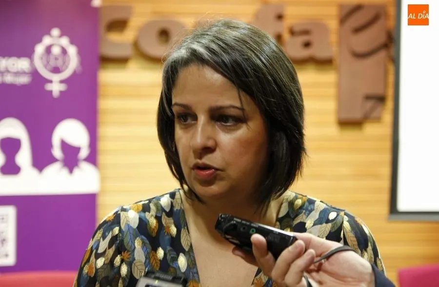 Elena Borrego, presidenta de la Asociación de Empresarias de Salamanca (AESAL). Foto de Lydia González