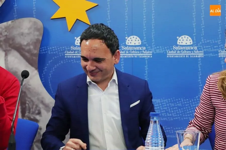 Francisco Gómez, pregonero de la Semana Santa de Salamanca. Foto de Lydia González