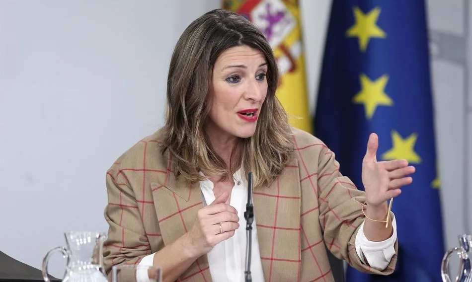 La ministra de Trabajo y Economía Social, Yolanda Díaz