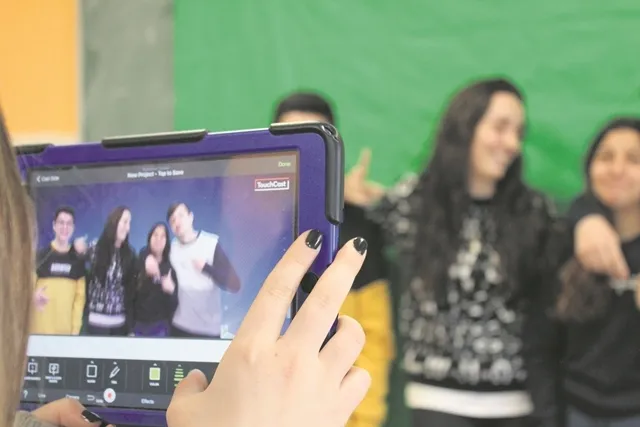 Los alumnos del centro disponen de las últimas novedades en educación.