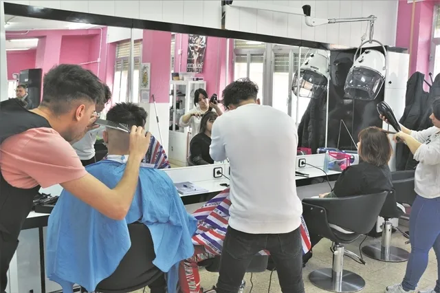 Alumnos del Hernández Vera, durante una de sus clases