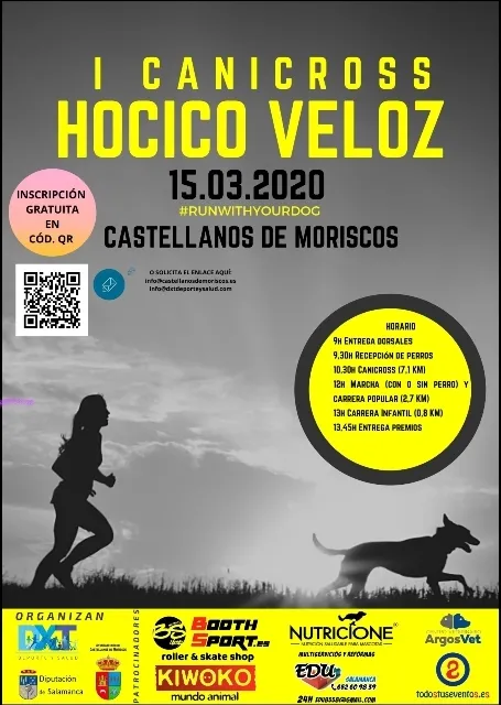 Foto 2 - Castellanos de Moriscos acoger&aacute; el I Canicross &lsquo;Hocico Veloz&rsquo;