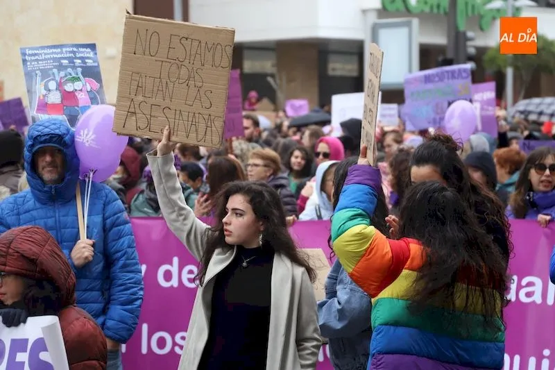 La manifestación feminista partió desde la Plaza de la Concordia / Lydia González
