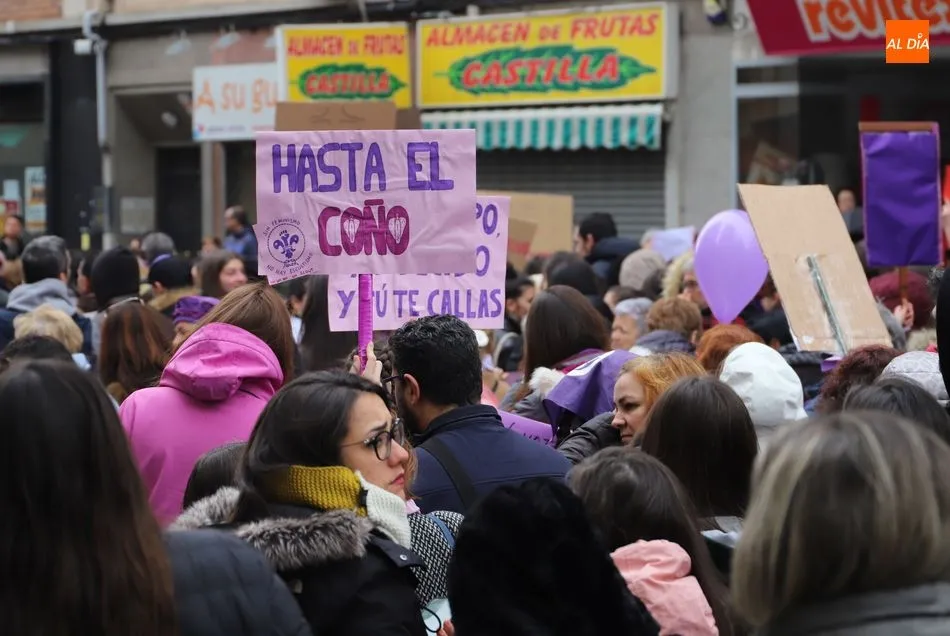 Foto 11 - Multitudinaria manifestaci&oacute;n feminista con 8.000 personas en otra jornada hist&oacute;rica en la lucha...