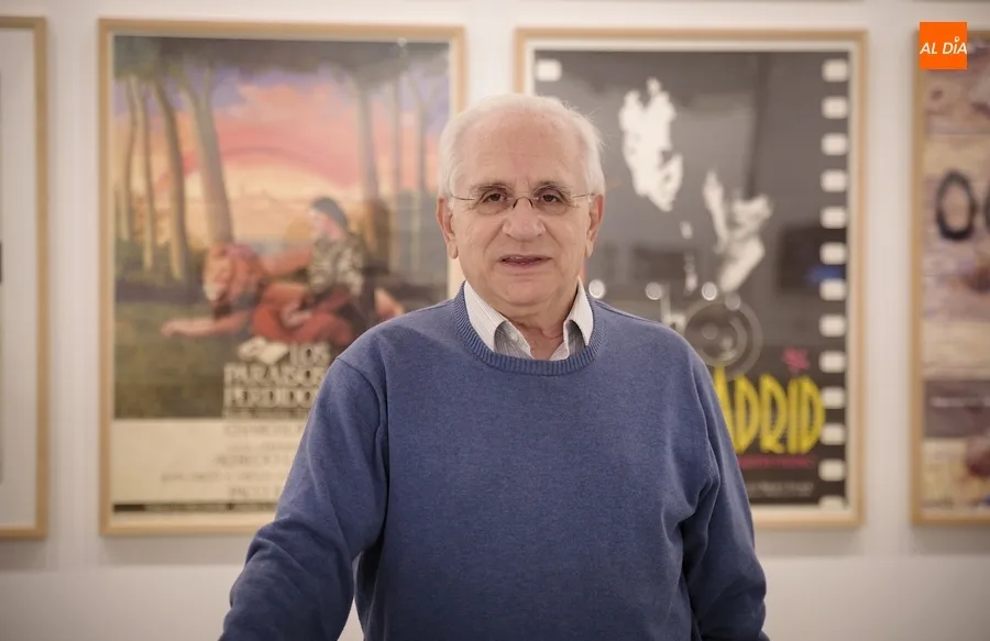 Ignacio Francia en Fonseca, donde se expone “Basilio Martín Patino, Pasión por el juego” | Fotos: Carmen Borrego