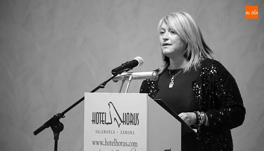 Ana Pedrero, colaboradora de SALAMANCA AL DÍA, en un acto anterior. Foto de archivo