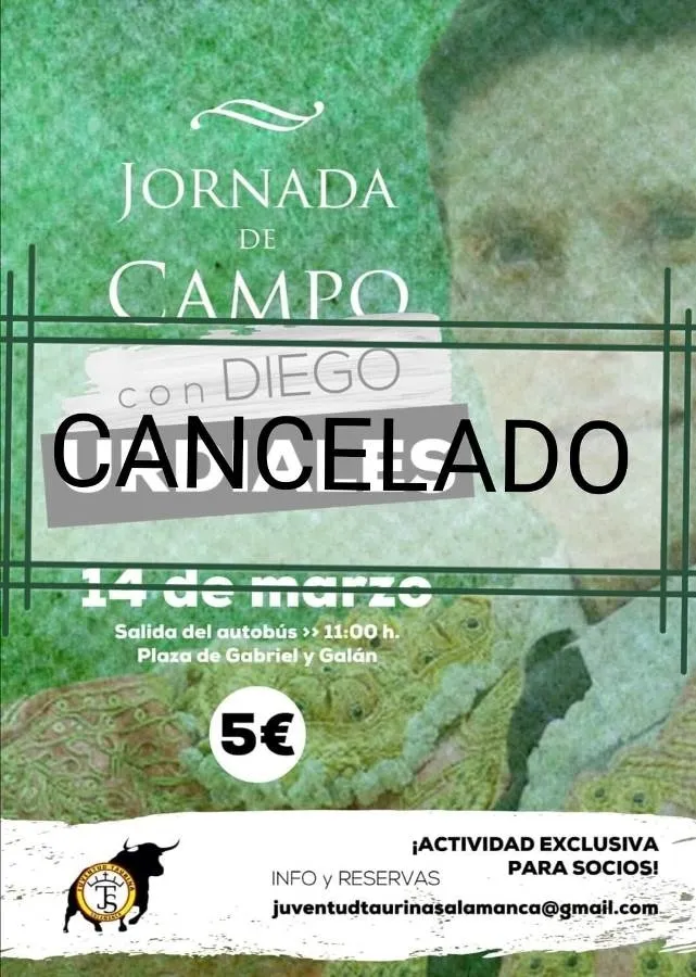 Foto 2 - Juventud Taurina de Salamanca cancela su actividad con el torero Diego Urdiales
