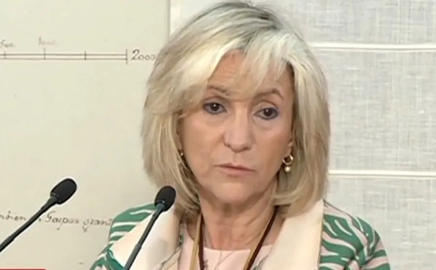 La consejera de Sanidad, Verónica Casado, en esta rueda de prensa