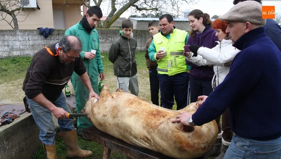 La Matanza Tradicional de Peralejos de Abajo, nueva víctima del Coronavirus  / CORRAL