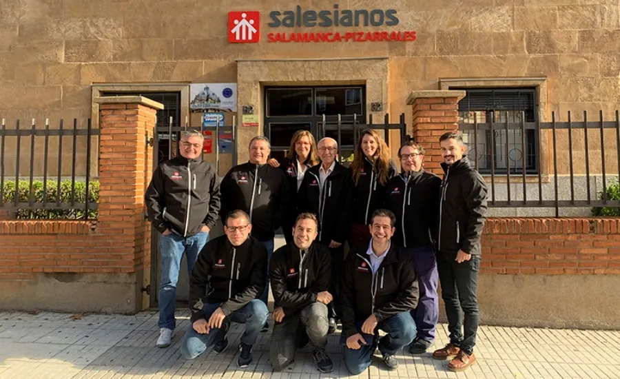 Equipo directivo del colegio Salesianos San José, de Pizarrales