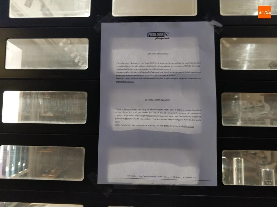 Foto 2 - Los comercios del centro de Salamanca cierran sus puertas antes del horario habitual