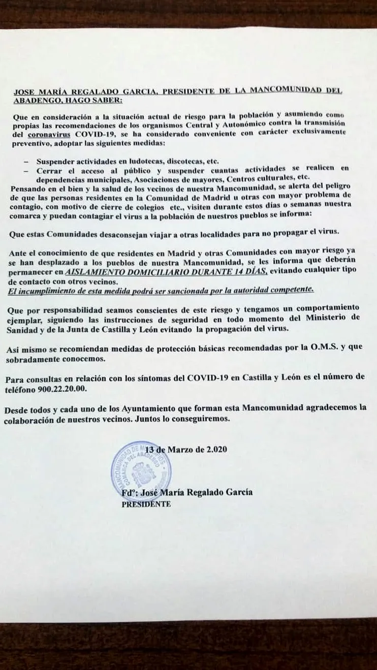 Foto 2 - Comercios y bares de Lumbrales cierran sus establecimientos para minimizar el riesgo de contagio...