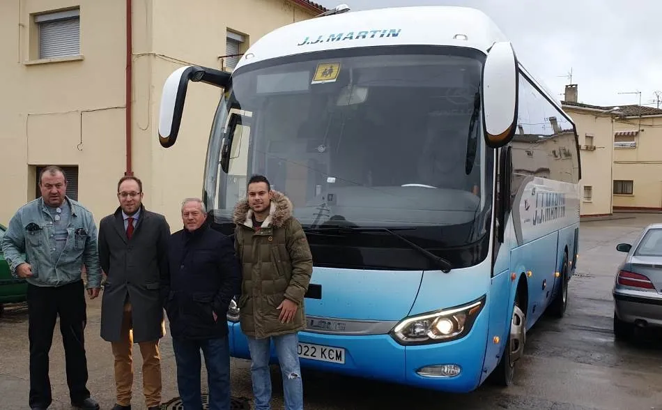 Foto de archivo: Imagen de la presentación hace unos días de los cambios en las rutas de este servicio