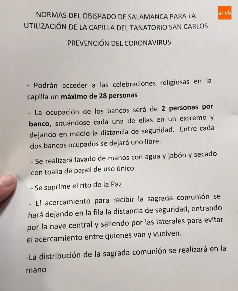 Foto 2 - Las empresas salmantinas toman diferentes medidas para evitar la propagaci&oacute;n del virus