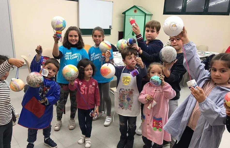 Participantes de uno de los programas de Ciudad de los Niños en Carbajosa de la Sagrada