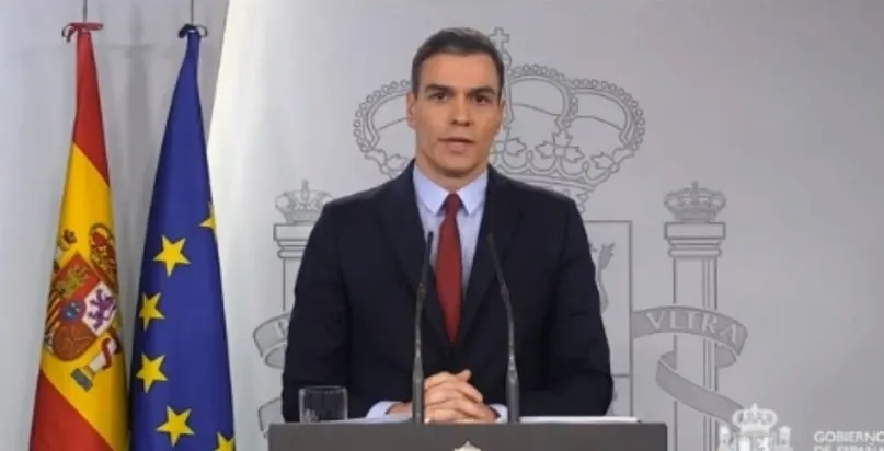 Pedro Sánchez durante la comparecencia posterior al Consejo de Ministros / MONCLOA