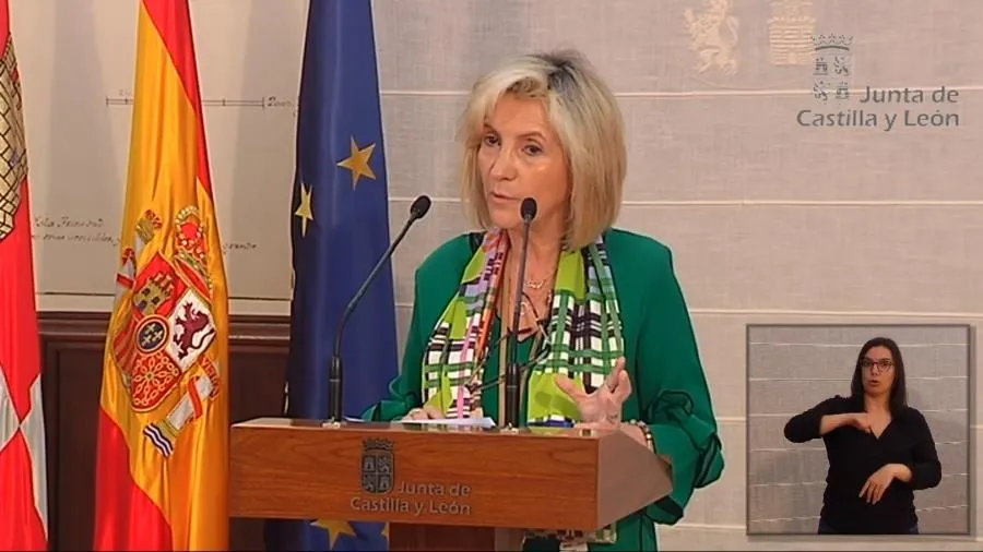 Comparecencia de este domingo de Verónica Casado, consejera de Sanidad de Castilla y León
