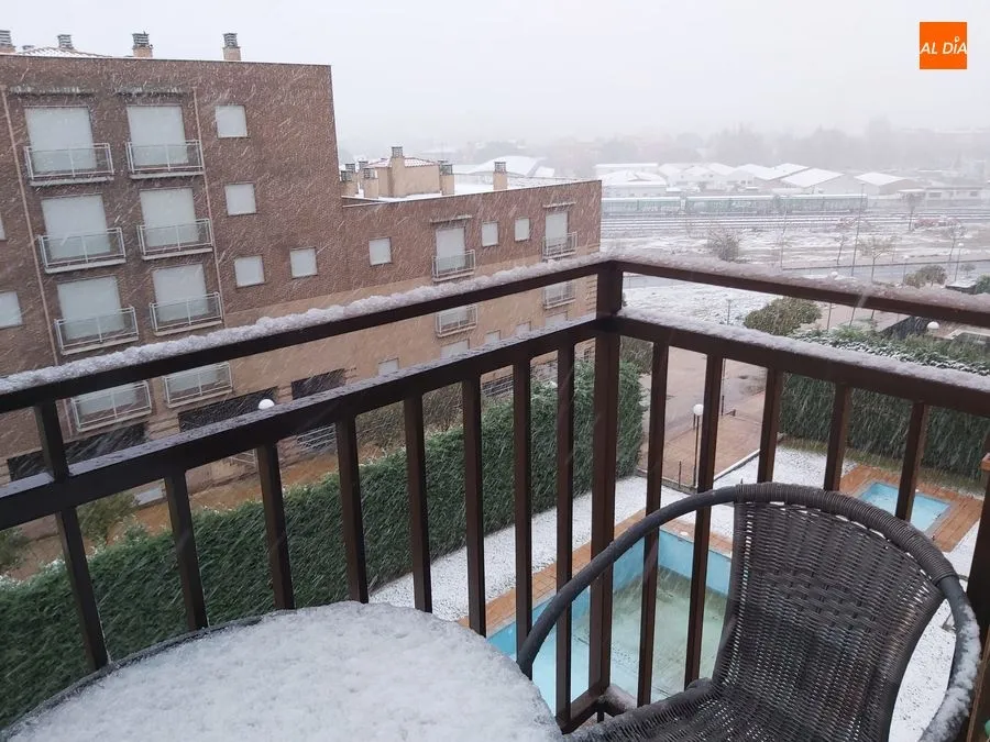 Foto 11 - La primera semana de confinamiento empieza con nieve y aviso amarillo por viento en Salamanca