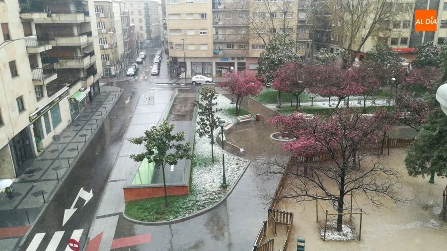 Foto 10 - La primera semana de confinamiento empieza con nieve y aviso amarillo por viento en Salamanca
