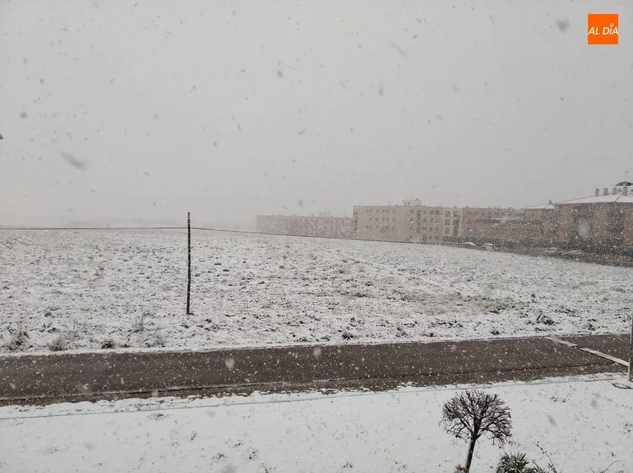 Foto 9 - La primera semana de confinamiento empieza con nieve y aviso amarillo por viento en Salamanca