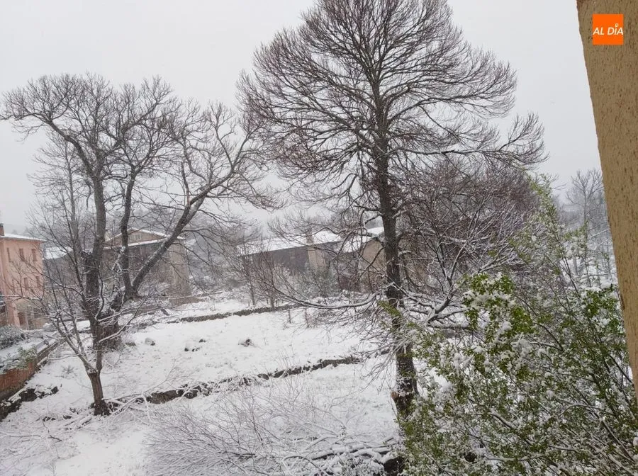 Foto 2 - La primera semana de confinamiento empieza con nieve y aviso amarillo por viento en Salamanca