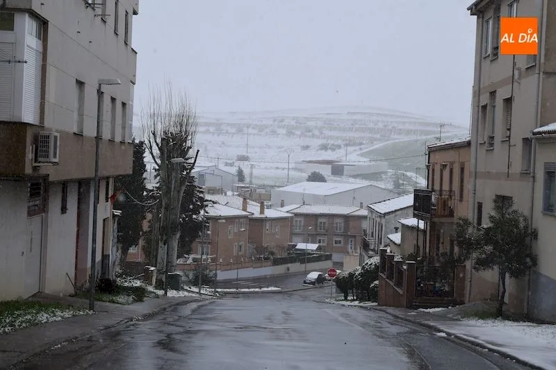 Foto 3 - La nieve cubre Alba de Tormes en plena cuarentena por el coronavirus