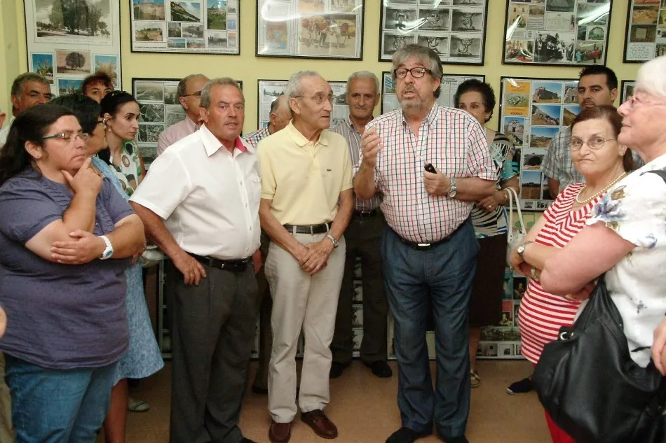 Inauguración de la exposición en el verano de 2013