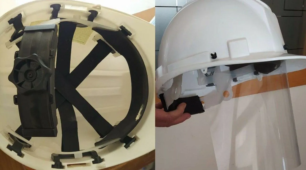 La Policía solicita la donación de cascos adaptables para crear protectores para los sanitarios  