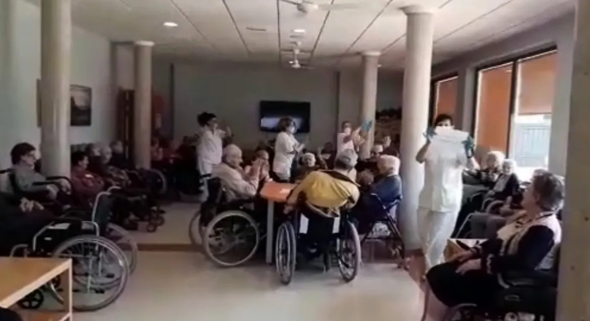 VIDEO | El emotivo y positivo mensaje de los mayores de la residencia San Pedro Advíncula de...