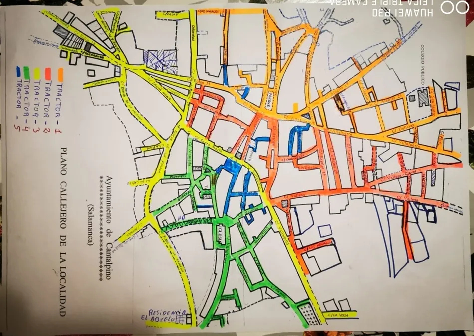 Cantalpino ejemplo de organización para continuar con la labor de desinfección  