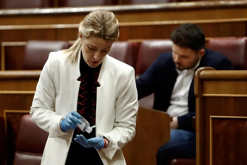 Congreso de los Diputados, en la sesión de este miércoles. Foto: EP