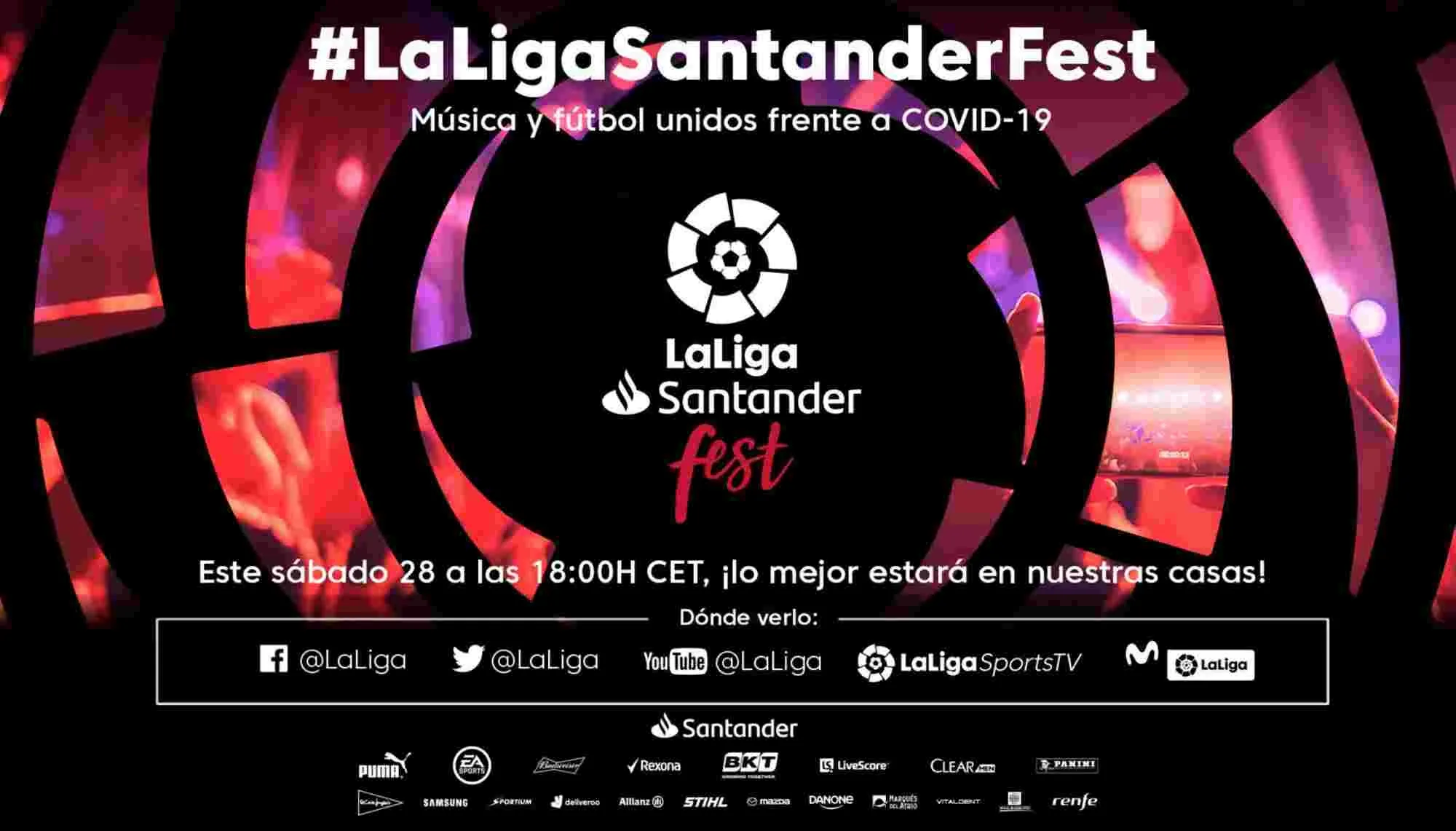 Foto 2 - Medio centenar de artistas y futbolistas se apuntan a 'LaLigaSantander Fest' contra el coronavirus