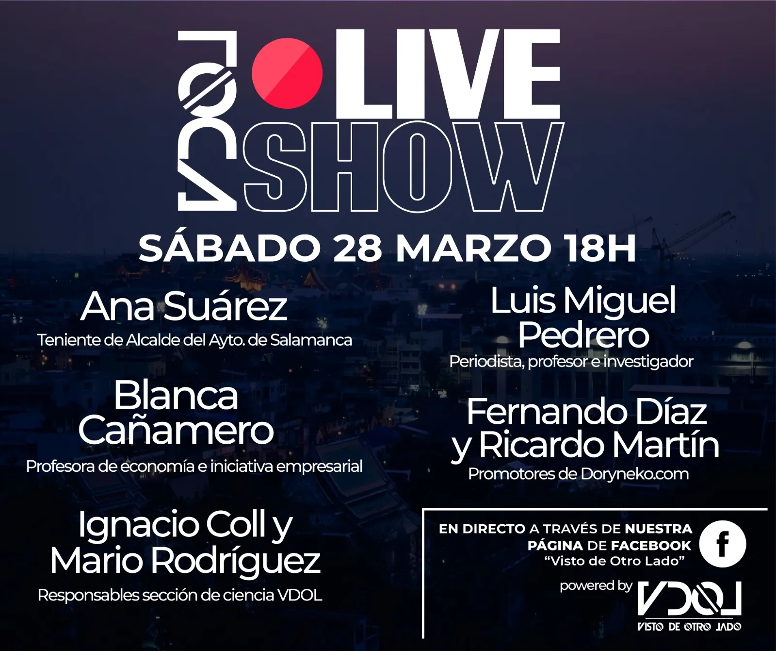 Foto 2 - Visto de Otro Lado ofrece hoy un nuevo programa en directo con invitados salmantinos