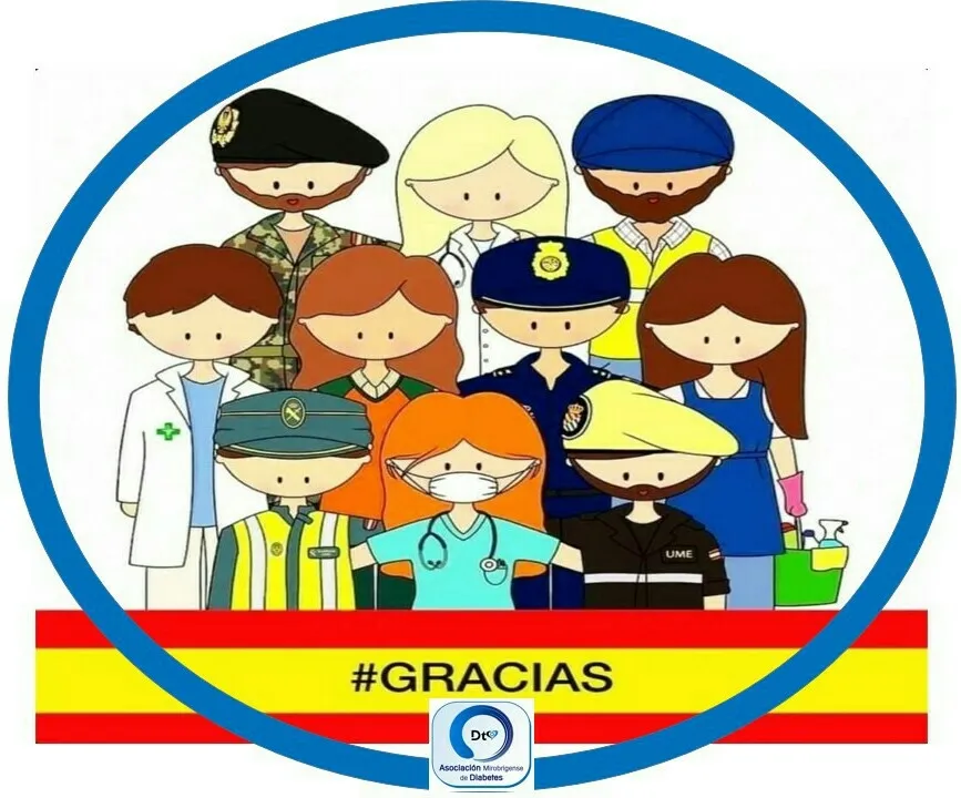 La Asociación Mirobrigense de Diabetes muestra su agradecimiento a todos los que están trabajando ...